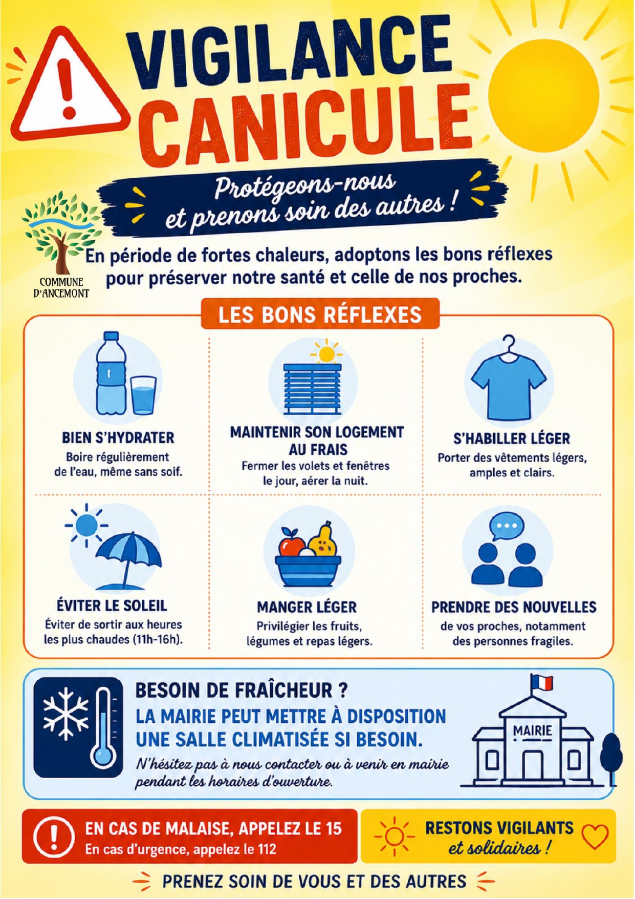 Alerte orange vigilance canicule